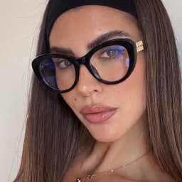 Personalized Cat-Eye Large Frame Anti-Blue Light Glasses New Light Luxury Casual Glasses Frame Fashionable Women's Glasses Frame