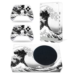 For X-box Series S Console and 2 Controllers Skin Sticker Killer Design Protective Vinyl Wrap Cover Full Set Xbox Series S