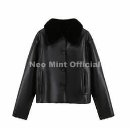 Neo Mint 2026 Winter New Windproof Shearling Jacket Women Brand Fashion Reversible Faux Mink Fur Coat Girls Short Warm Overcoat