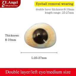 Resin Eye Prosthesis For Disabled Eyes After Removal Of Eyeball Atrophy Using Artificial Eye Prosthesis