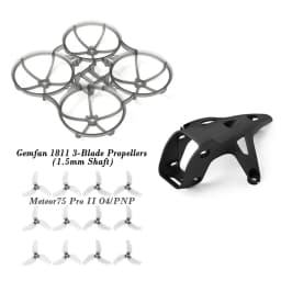BETAFPV Meteor75 Pro II Canopy II for O4 Air Unit and Brushless Whoop Frame, Gemfan 1811 3-Blade Propellers Parts and Spares
