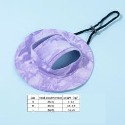 Pets Hat with Ear Holes Adjustable Baseball Cap for Medium Small Dogs Summer Dye Cats Sun Cap Pet Outdoor Hat Pet Supplies