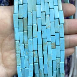 4*13MM Natural Stone Square Aventurine Tiger Eye Agates Crystal Jades Spacer Beads For Jewelry Making DIY Bracelet Accessories