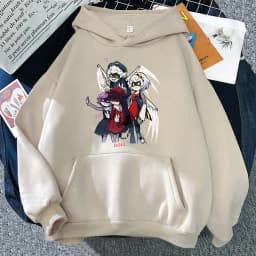 Murder Drones Uzi Doll N V Hoodie Women Harajuku Kawaii Hoodies Unisex Anime Cartoon Streetwear Aesthetic Pullovers Sweatshirts