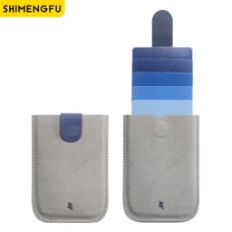 DAX V1 V2 V3 RFID Leather ID Card Holder Case Minimalist Portable Bag Men Bank Credit Card Cover Wallet Money Purse Women