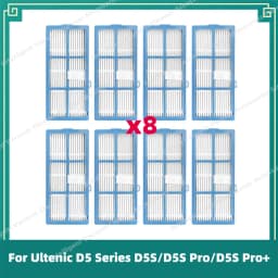 Fit For Ultenic D5 Series D5S / D5S Pro / D5S Pro+ / Lenovo E1 Vacuum Parts Main Side Brush Hepa Filter Mop Rag Accessories Kits