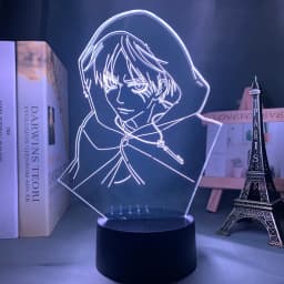 Anime Light Attack on Titan 4 Eren Yeager Figure for Bedroom Decor Night Light Kids Birthday Gift Shingeki No Kyojin 3d Lamp AOT