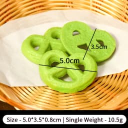 Simulation Cookies for Children, Simulation Accessories, Photography, Fake Biscuits, Early Education, DIY, 3 Pcs/Lot