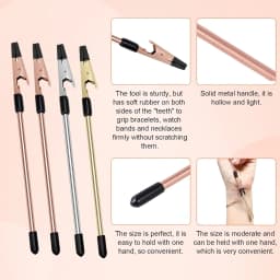 Easy Install Bracelet Fasteners Tool,Release Hand Bracelet Helpers,Jewelry Assistance Fastener Tool for Bracelet Linking Tool