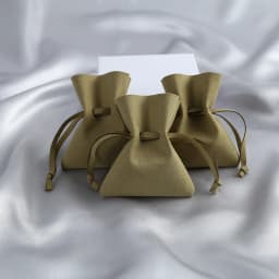 5Pack Bulk Microfiber Suede Jewelry Packaging Gift Bags Pouches Ring Earrings Wedding Travel Drawstring Organizer Small Bag