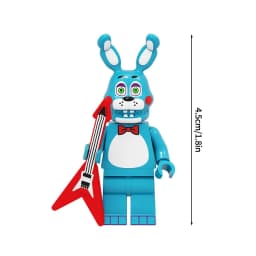 Cute Cartoon Game Figure Bricks Freddy Bonnie Chica Miniatures Kawaii Bonnie Bear Desktop Ornament Birthday Party Favors Gift