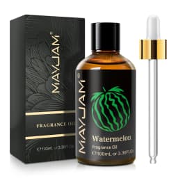 MAYJAM 100ml Fragrance Oil Coconut & Vanilla White Musk Sea Breeze Baby Powder Dragons Blood Sweet Tobacco Freesia for Aromatherapy Diffuser Humidifier Burner, Strawberry Watermelon Cherry Coconut Cranberry Fruit Essential Oil Making Candle Aromatic Spray