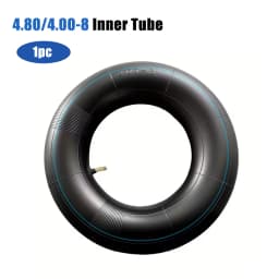 4.80/4.00-8, 4.10/3.50-4 Inner Tubes with Bent Valve, for Wheelbarrows, Lawn Mower, Garden Carts, Yard Trailers, Trolleys