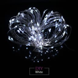 2/5/10M USB LED String Lights Copper Silver Wire Garland Light Waterproof Fairy Lights For Christmas Wedding Party Decoration