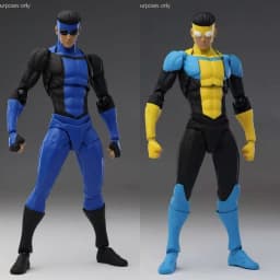 Mess Toys Invincible Action Figure Mark Grayson Classic First Suit Blue-Black New Suit Toys Collectibles For Hobby Halloween
