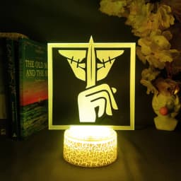 Rainbow Six: Siege Game Lamp Skull Rain Action Defender Operator Cavilla Skill Quiet Logo 3D Acrylic Nightlight Caveira Decor