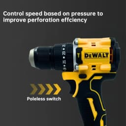 DEWALT DCD805 Brushless Compact Electric Screwdriver Hand Drill Impact Drill 20V Rechargeable Lithium Battery Charger