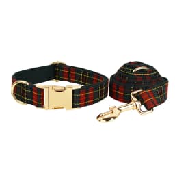 Luxury Collar Leash Dog Harness Custom Logo TS Accessories Dog Collar Leash Harness Set American Flag Dog Collar with Grid 16