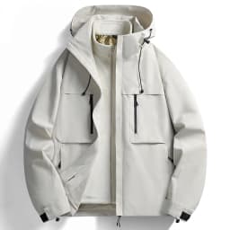 Men's Ski Jacket Waterproof 3 in 1 Winter Coat with Fleece Inner Warm Windproof For Snow Outdoor 2 PC Suits Thick Windbreaker