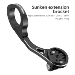 ROCKBROS Bicycle Computer Mount Bike Light Holder Bike Speedometer Gps Support Cycling Road Mtb Flashlight Extension Bracket