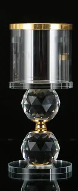 Hot Selling Single Head European Style Romantic Crystal Candle Holder Ornaments Hotel Decoration Candle Holder Creative Crafts