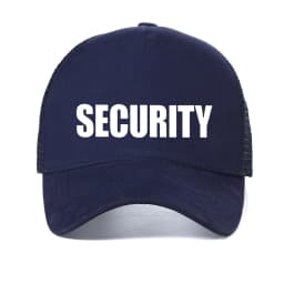 new SECURITY letter Print baseball cap men women universal wild casual hats spring autumn Mesh breathable sun caps trucker hat