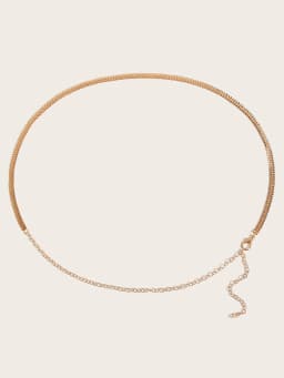 Ladies' Thin Chain Minimalist Style Chain Decorative Waist Chain Elegant and Sexy Style Dress Accessories Mother's Day Gift