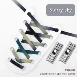 1 Pair Rhinestone Buckle Elastic No Tie Shoelaces Candy Colors Shoe Laces Suitable for Sneakers and Sports Shoes Flat Shoelace