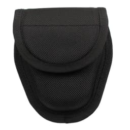 Tactical Handcuff Case for Duty Belt,1680D Nylon/Leather-like, Rotatable & Layered Security Holster (9 Styles), Cuff Case Pouch