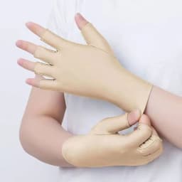 1 Pair Women Casual Lightweight Thin Breathable Half-Finger Gloves for Summer Use Elastic Driving Gloves