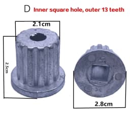 Replacement Impeller Center Gear Screw Bottom Plate Metal Axis For Pulsator Washing Machine Repair Parts