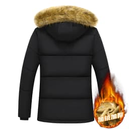 Thick Warm Winter Parka Men Fleece Hooded Men Outdoor Winter Jacket Coat Military Cargo Jackets Mens Plus Size Velvet Warm Coat
