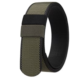Headless belt, men's automatic buckle belt, no headband, nylon canvas belt, trendy young people's casual pants , versatile