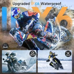 Moman H2E Motorcycle Headset Intercom Eagle Like Motorcycle Helmet Communication System with Dual Chip with HiFi/Music Sharing