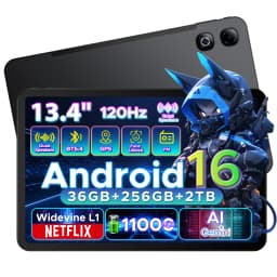 DOOGEE U13 Pro 2 in 1 Tablet PC 13.4" 120Hz Display Android 16 11000mAh Battery 36GB RAM(6+30) 256GB ROM Gemini AI Netflix Widevine L1 Supports Smart Pad