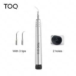Dental Ultrasonic Air Scaler with 3 Tips Tooth Calculus Remover Cleaning Tool Handpiece Whiten Tooth Cleaner Dentist Lab