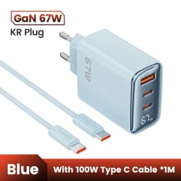 Toocki 67W GaN USB Fast Charger PD 65W 45W PPS Digital Display Type C Quick Charger For iPhone 15 16 17 Samsung S23 S24 Macbook
