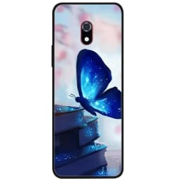 For Xiaomi mi Qin F22 Pro Case Soft Black Silicone Bumper Butterfly Painted Phone Cover for Qin F22 Pro Cases QinF22 Pro Fundas