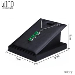 Black PU Leather Jewellery Ring Earrings Stand Holder Set Jewelry Pendant Necklace Chain Chokers Display Bust Bangle Organzier