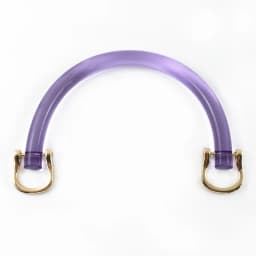 1/2/4Pcs U-shaped Acrylic Transparent Bag Handle Plastic Purse Frame Kiss Clasp Women Handbag Woven-bag Replace Bags Accessories