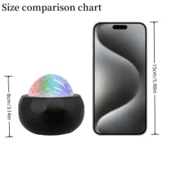 New LED Projector Night Light Starry Sky Atmosphere 7 Modes Remote Ocean Wave Light for Bedroom Decor Baby Lamp Home Kids Gift