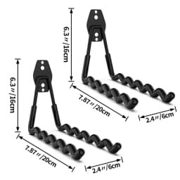 Heavy Duty Metal Hook Garage Organizer Wall Mount Anti-slip Bicycle Hanger Hooks Storage Hook For Ladders Garden Tool