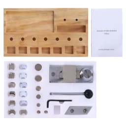 PHYHOO Ring Bending Machine for Earring Finger Gold Silver Copper Ring Forming Mini Rolling Mill Jewelry Repair Tool