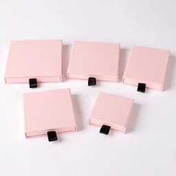 10Pcs 1.7Cm Thin Small Jewelry Packaging Box Multiple Colors Sizes Drawer Boxes For Ring Earrings Necklace Gift Storage Case