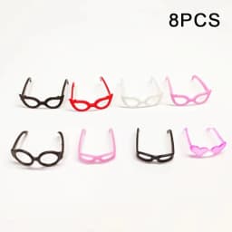 4/8/16Pcs Bento Decoration Tools Lunch Bento Box Food Glasses Headwear Buffet Sandwich Toppers Decor For Bento Decoration
