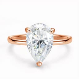 OEVAS 1-4ct Pear Cut Moissanite Diamond Rings For Women 925 Sterling Silver Sparkling Wedding Band Party Fine Jewelry Gift