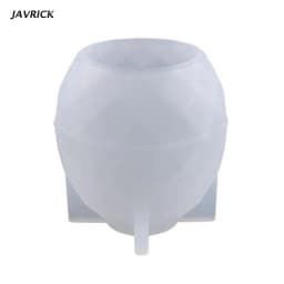 Cabinet Drawer Knobs Mold Diamond Dresser Crystal Pull Knobs Epoxy Resin Mold for Dresser Drawer Kitchen Bathrom Cabinet