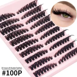 DINGSEN DIY Lash Clusters Thick Segmented Eyelash Extension 60D 80D 100D MIX Lashes Extension Cluster Lashes Individual Lashes