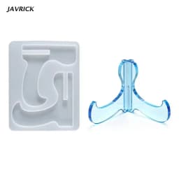 Mobile Phone Stand Silicone Mold DIY Assembly Cellphone Photo Frame Holder Bracket Crystal Epoxy Resin Casting Mould Crafts