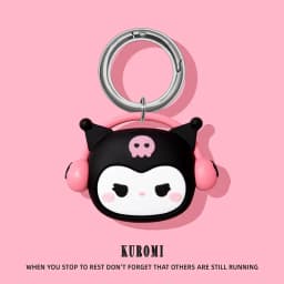 Cute Silicone AirTag Case Keychain For Apple AirTag Shockproof Protective Cover, Cartoon Key Ring Holder